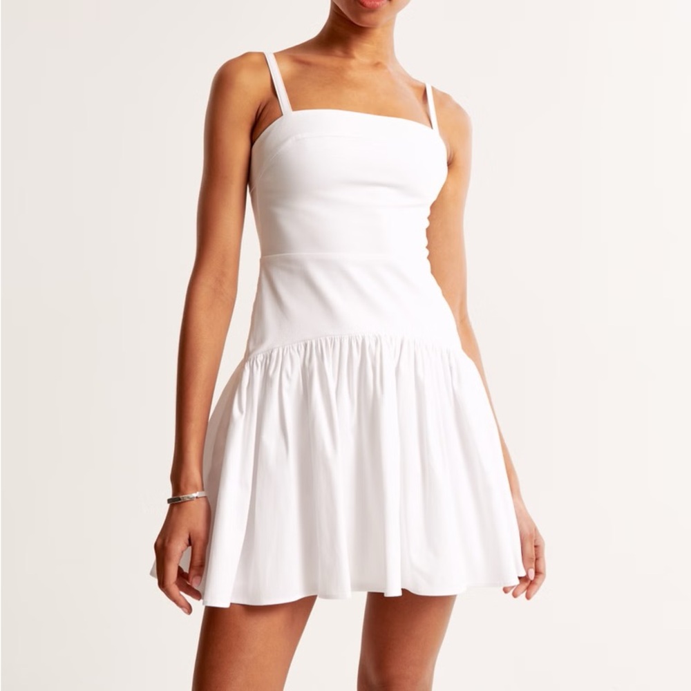 NWT Abercrombie & Fitch Drop Waist Mini Dress